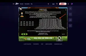 The Big Dog House RTP 94.48% at 21bit24 — game rules screen