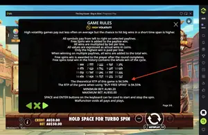 The Dog House Dog or Alive RTP 94.54% at MateSlots — game rules screen