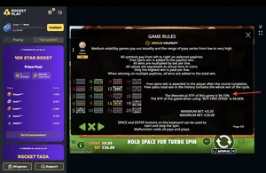 The Dog House Multihold RTP 94.10% at RocketPlay — game rules screen