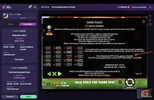 The Dog House Multihold RTP 96.06% at WinSpirit — game rules screen